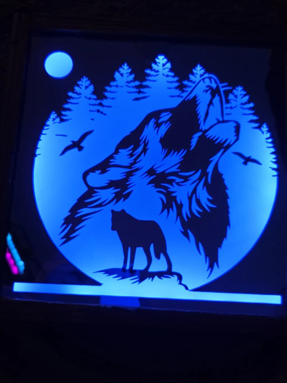 N/A etched lighted